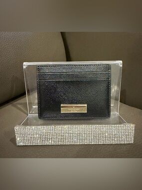 kate spade Black Saffiano Cardholder